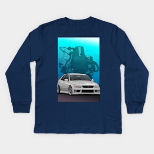 Altezza rs200 with 3sge Beams engine Kids Long Sleeve T-Shirt